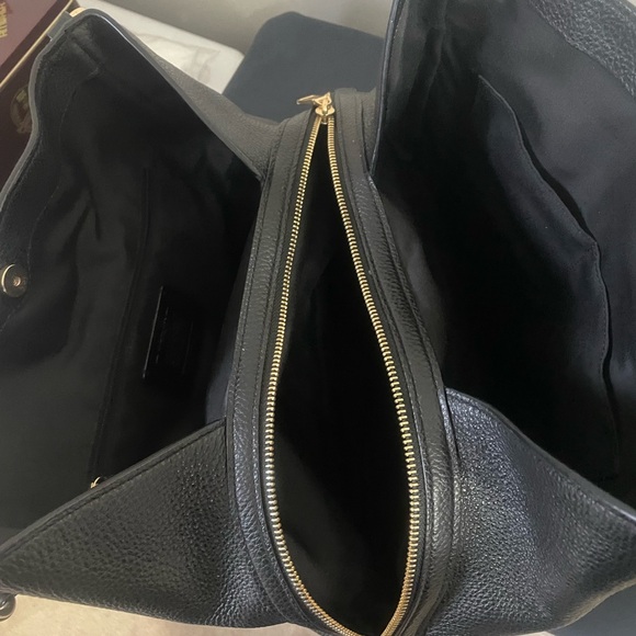 Coach Black Pebbled Leather Bag - Picture 3 of 3